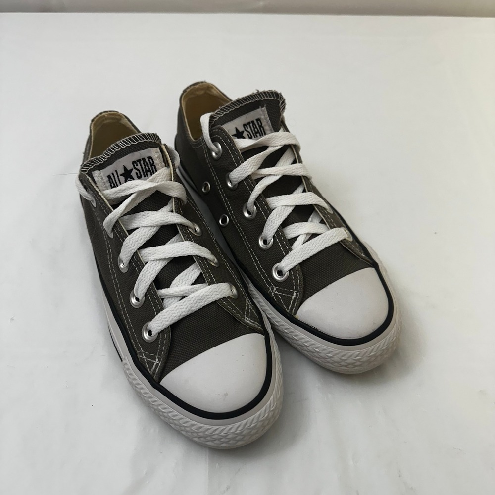 Converse Chuck Taylor All Star Low Top Charcoal Grey/Olive Hugh Sneakers WSize5 - Picture 3 of 11